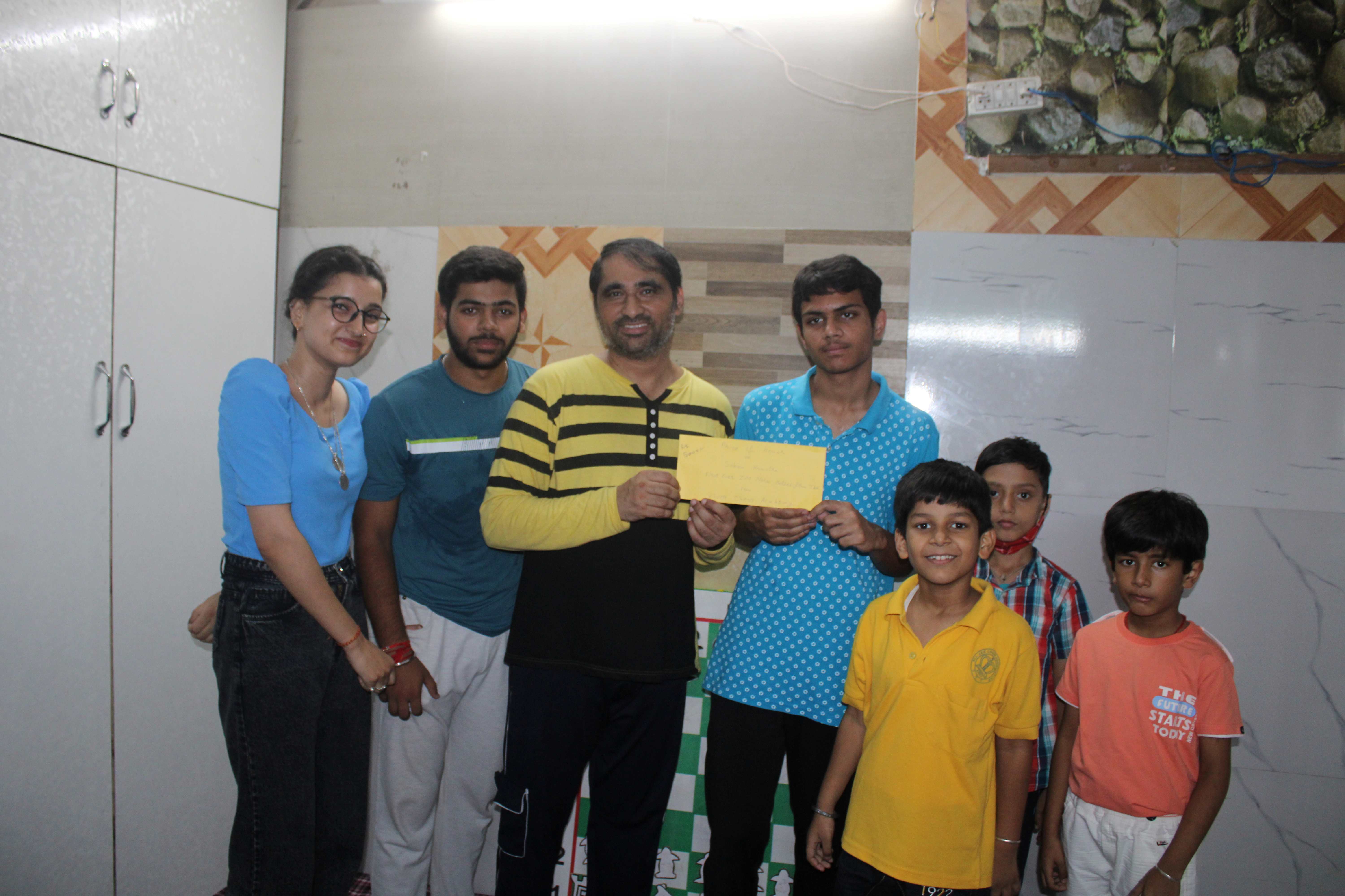 2022 - Soham Honored with Rs. 5000 for FIrst IM Norm at VCA