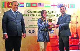 Meenal Gupta (ex player of Vivek chess academy) Commonwealth Gold Medal in 2016 at Srilanka