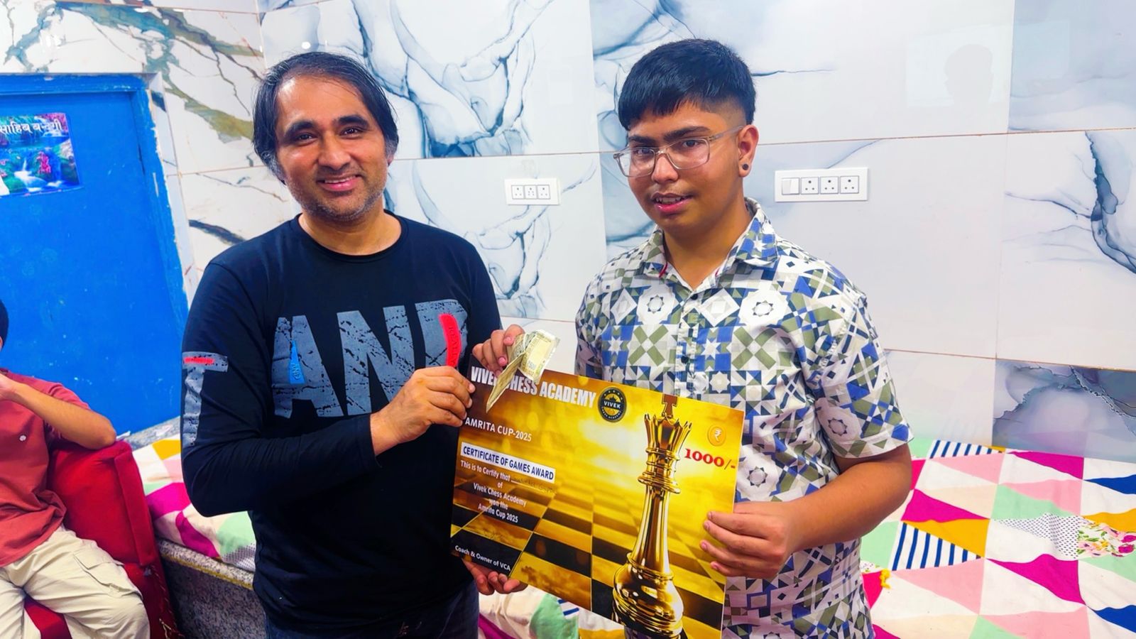 winner of Amrita Cup-2025 Surinder Gupta Rs. 1000-