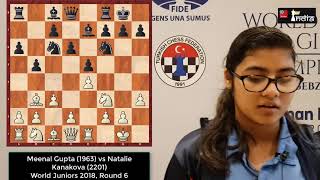 wonderful performance in world junior (meenal gupta) 2018