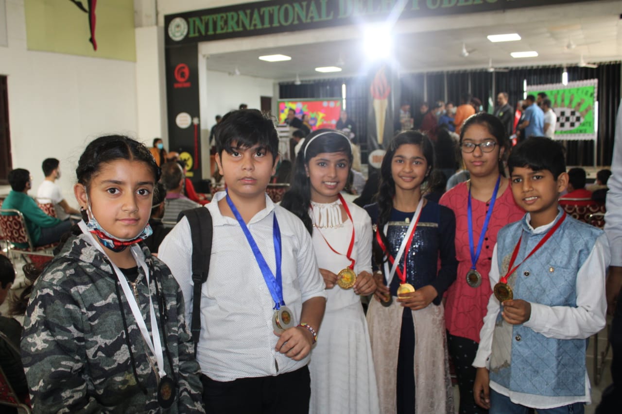 IPDS winners 2021(Amrita Gold, Radhika Gold, Laksh Gold, Manasvi Silver, Surinder 2 Silver)