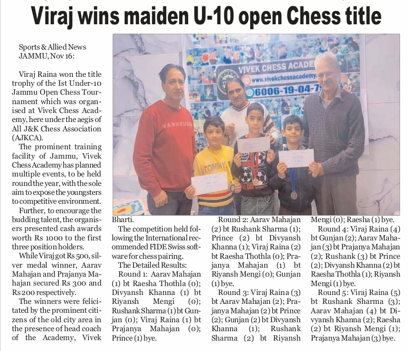1st u-10 open jammu nov 2025 (himalayan mail)