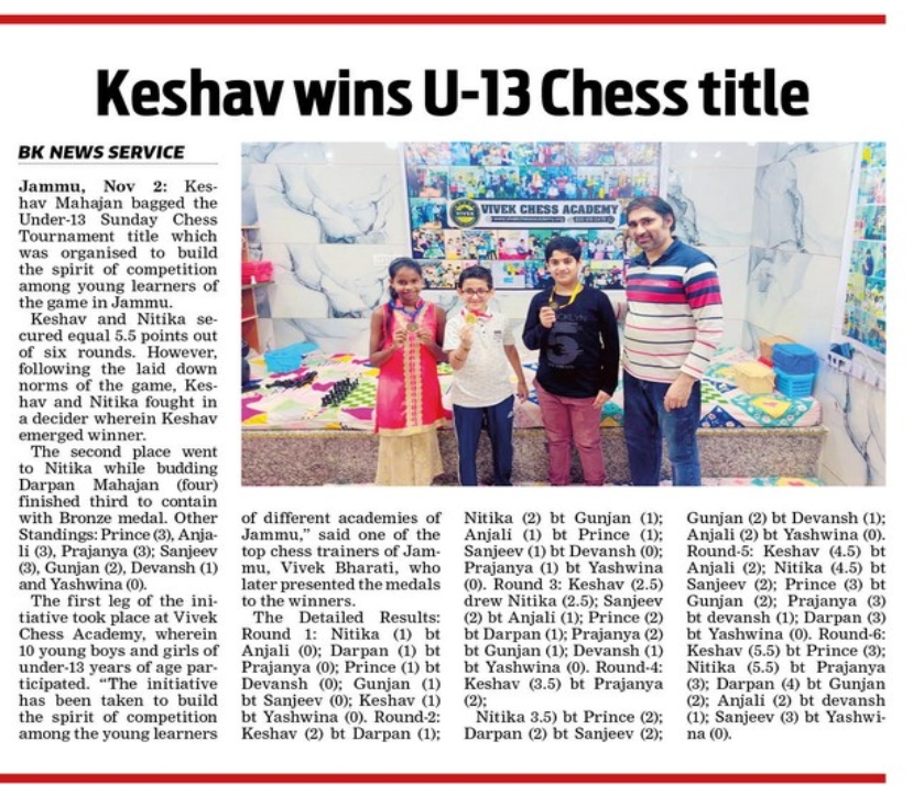 sunday special u-13 3 nov (brighter kashmir)