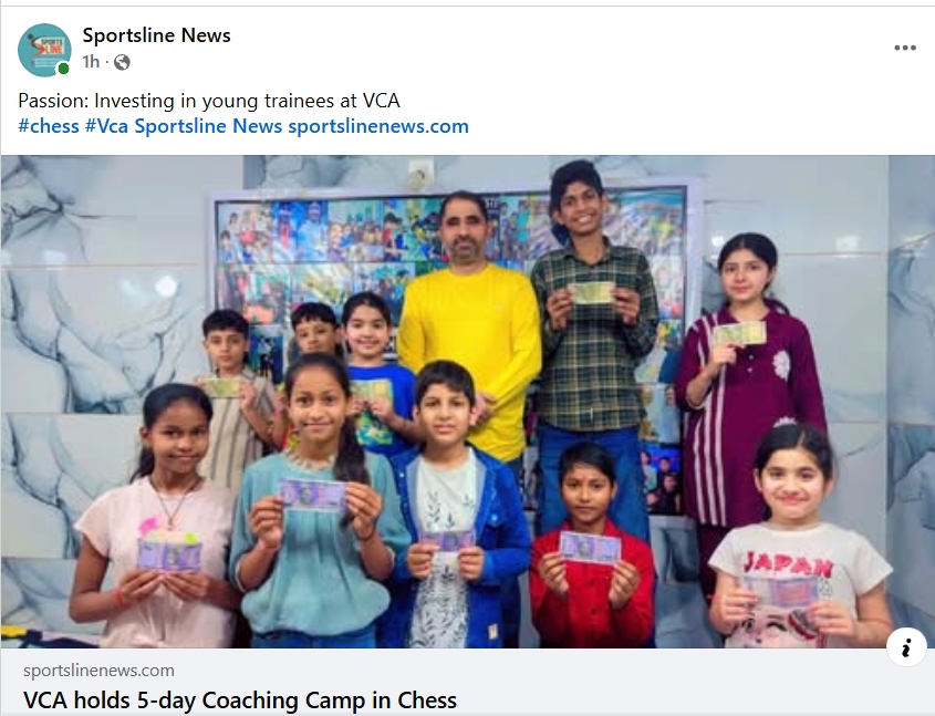20 to 24 march 2026 camp at vca (sports line facebook)