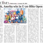 Blitz chess u-20 2nd vca 26 jan (state times) paper